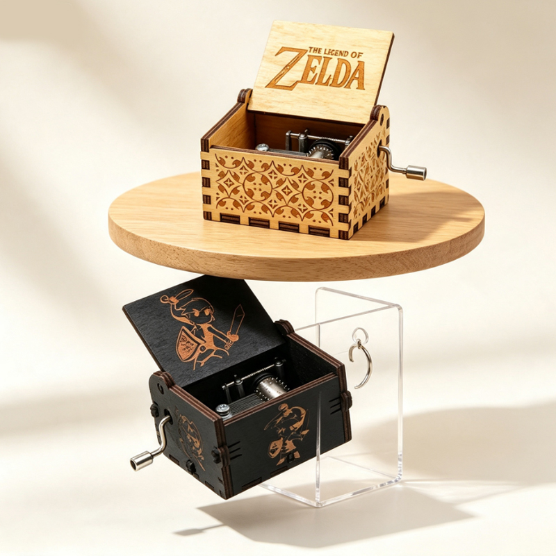 Musical Instrument Zelda - Nueva Caja Musical de Madera Creativa