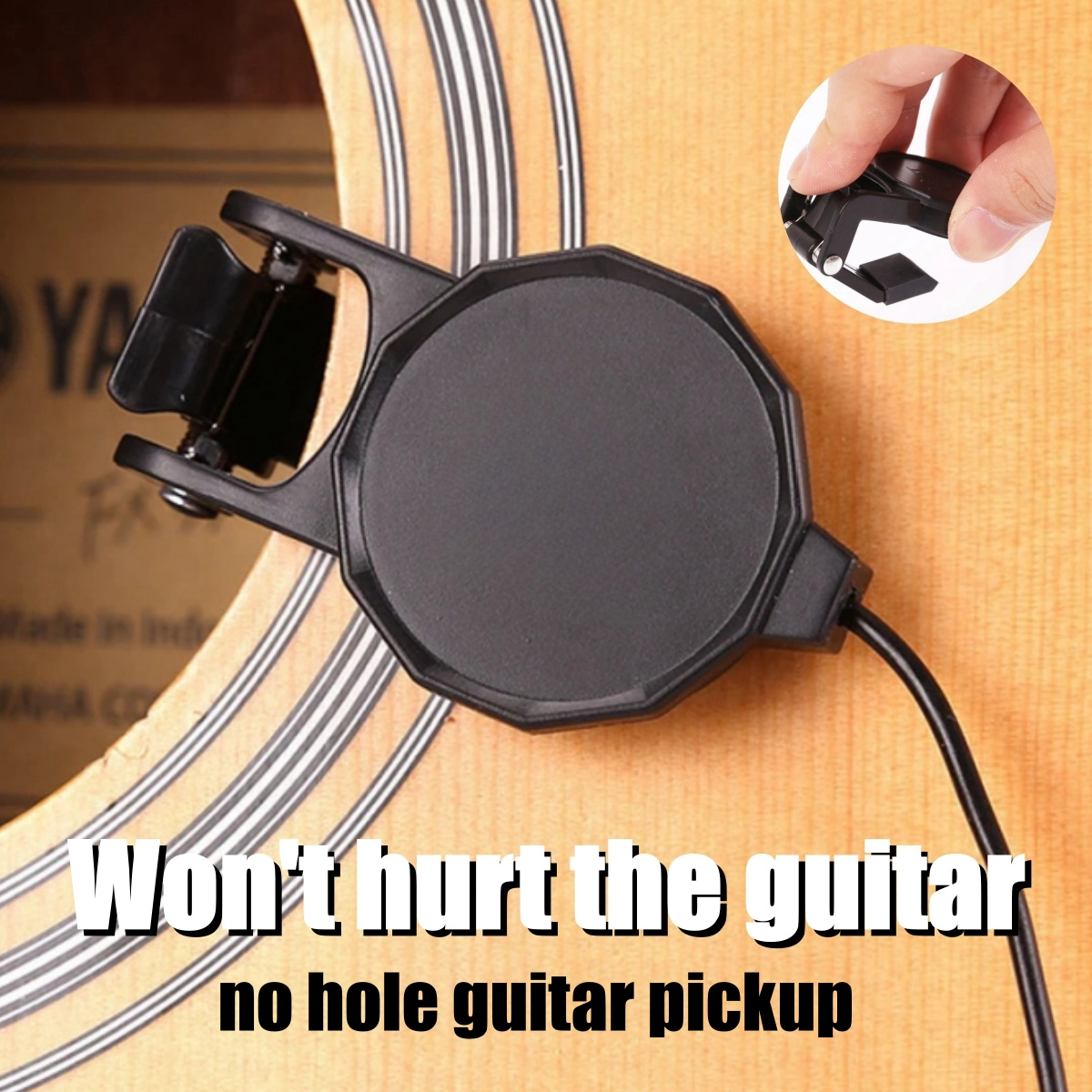 Musical Instrument Banjo - Pastilla con Clip para conector de