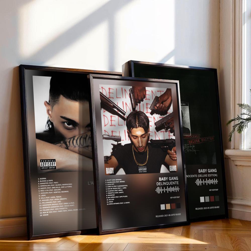 Musical Instrument Painting - Póster de Baby Gang, portada de