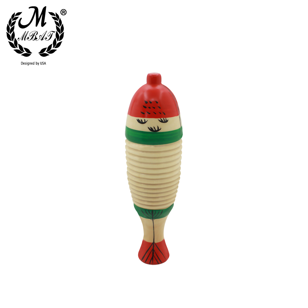Musical Instrument For Toddlers - M MBAT-Juguete de pez de madera