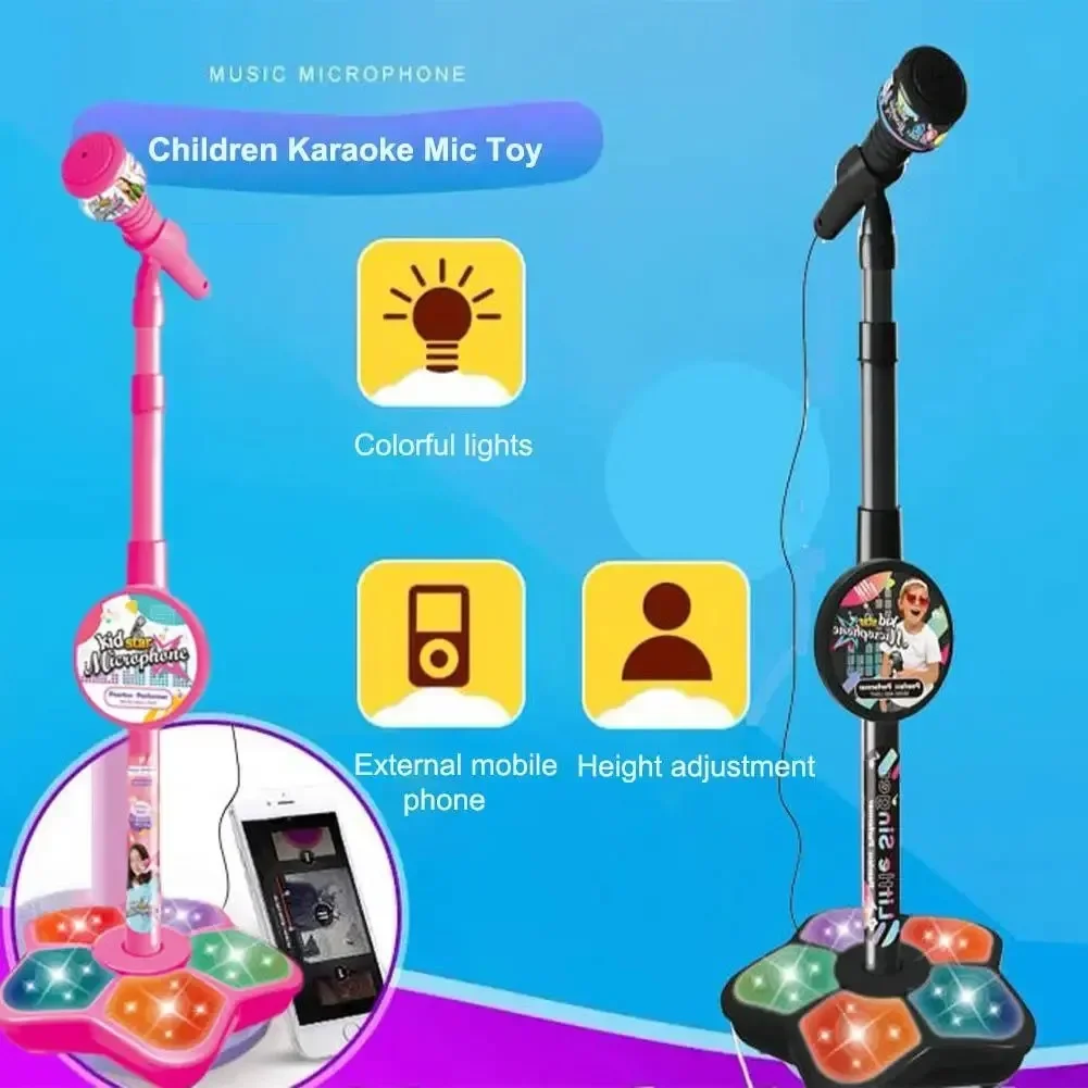 Song With Musical Instrument - Micrófono para niños con soporte, canción