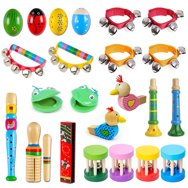 Musical Instrument For Toddlers - Instrumentos Musicales de Madera para Niños: