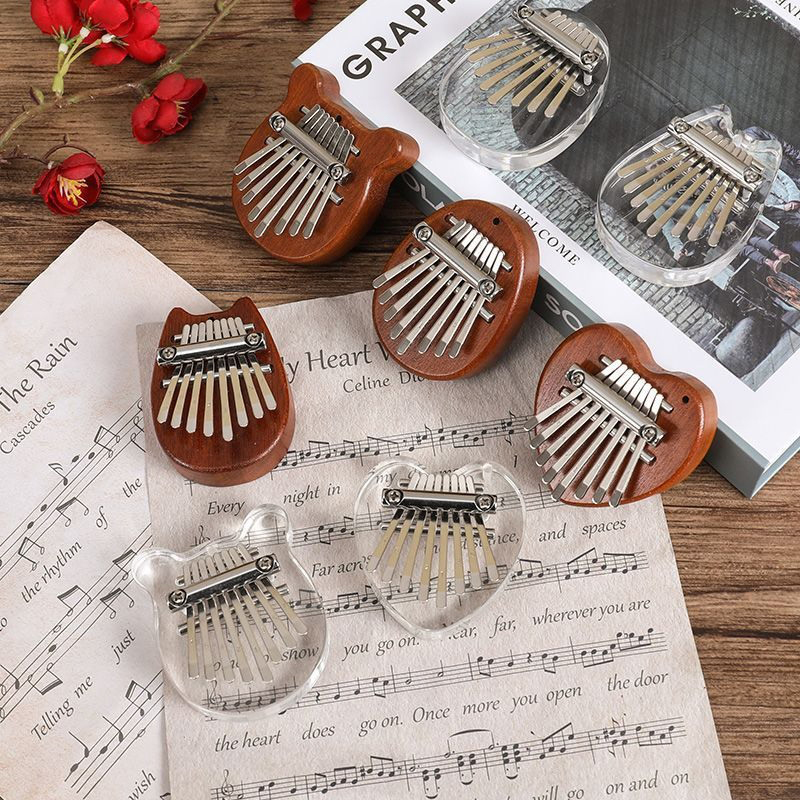 Musical Instrument Kids - 5*7cm 8Key Kalimba pulgar Piano regalos