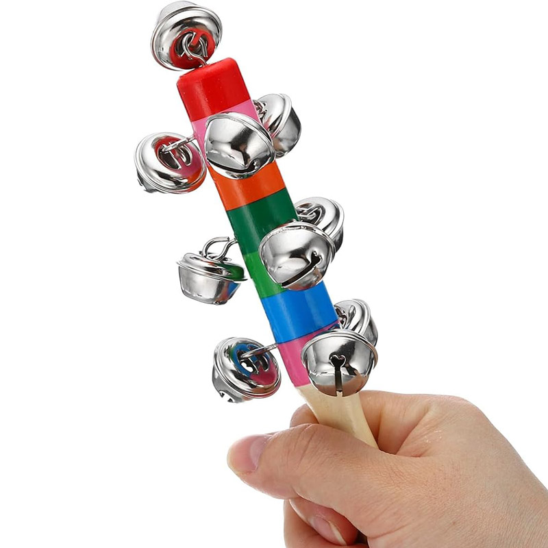 Cascabeles de mano de madera p - Musical Instrument For Toddlers reseña y precio