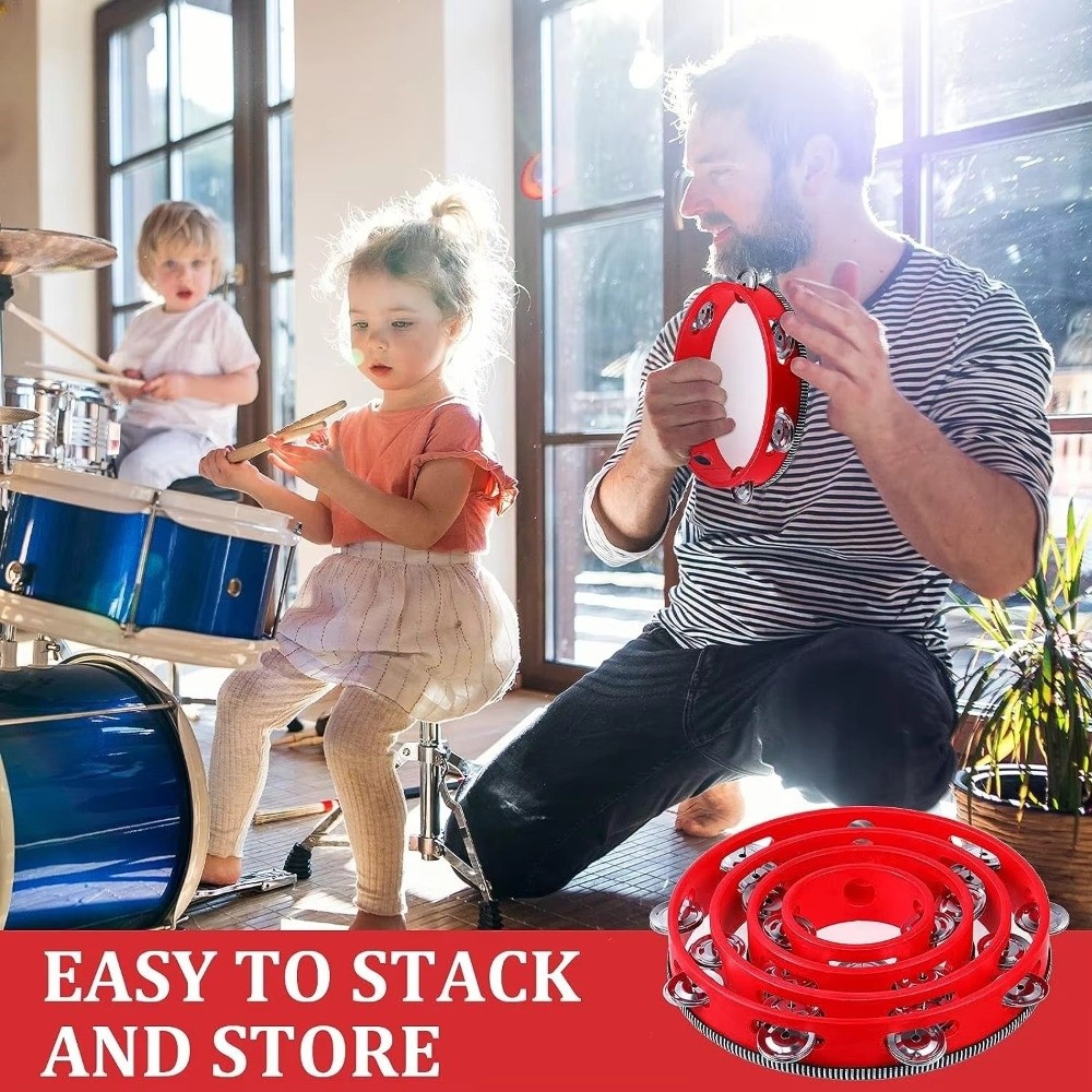 Tambor de Mano de 4/6/8/10 Pul - Musical Instrument Kids reseña y precio