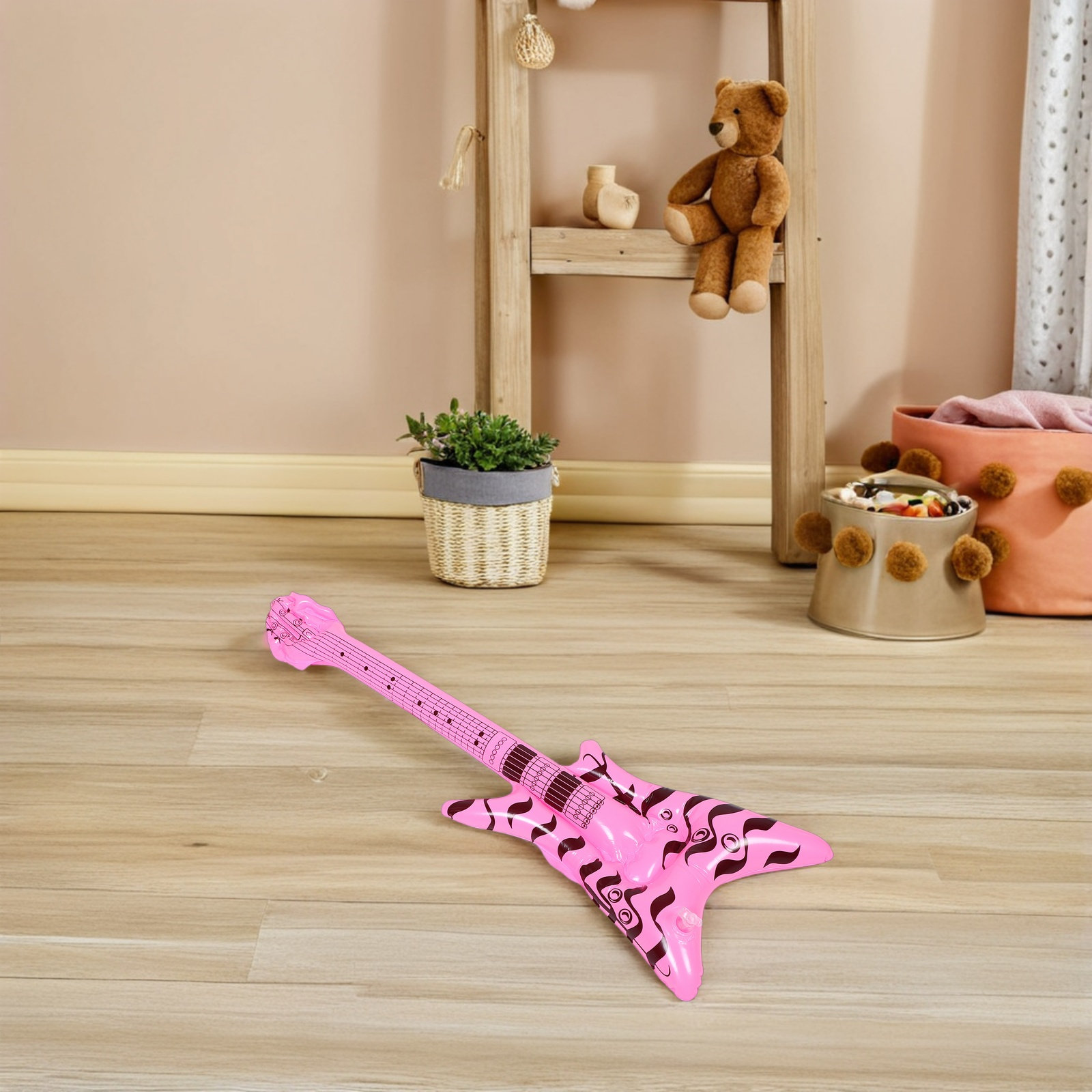 Guitarra Inflable de Rock and  - Musical Instrument You Blow reseña y precio
