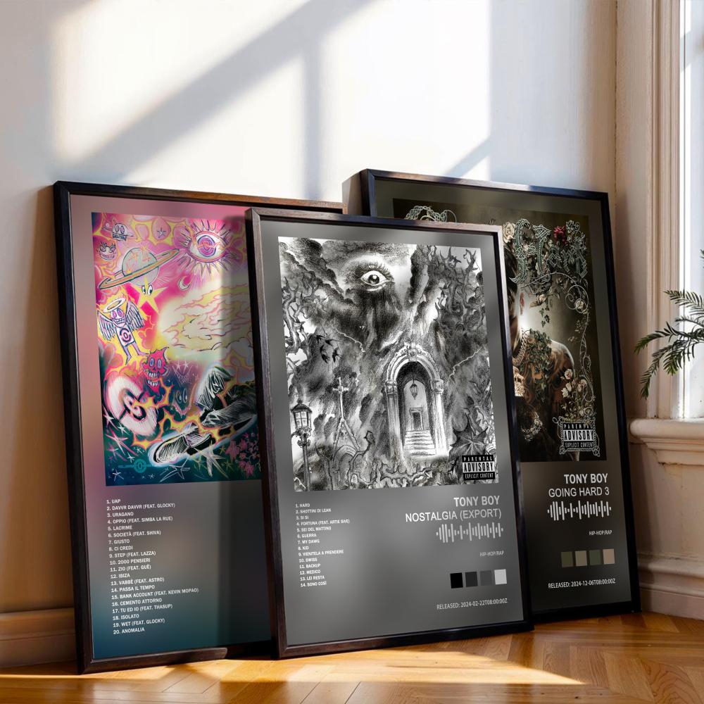 Póster de Tony Boy, cubierta d - Musical Instrument Painting reseña y precio