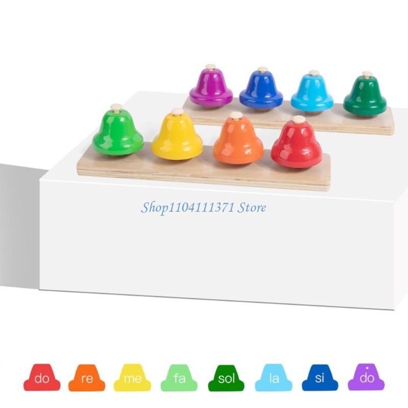 Campanas de mano de 8 notas, c - Musical Instrument For Toddlers reseña y precio