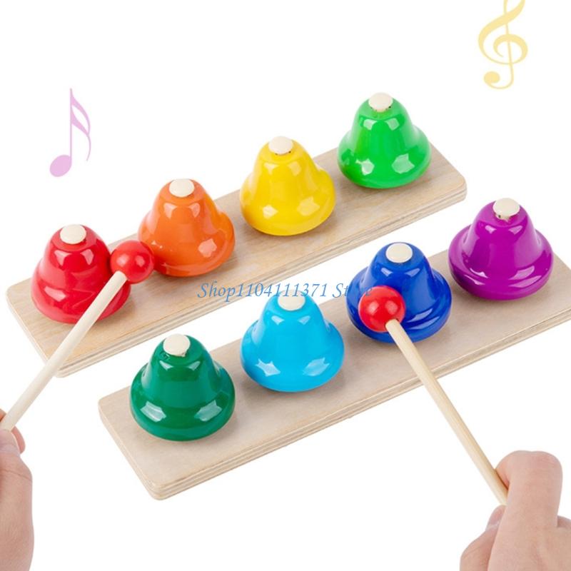 Campanas de mano de 8 notas, c - Musical Instrument For Toddlers reseña y precio