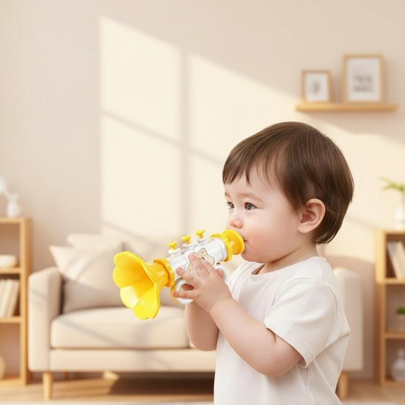 Juguete de trompeta de dibujos - Musical Instrument For Toddlers reseña y precio