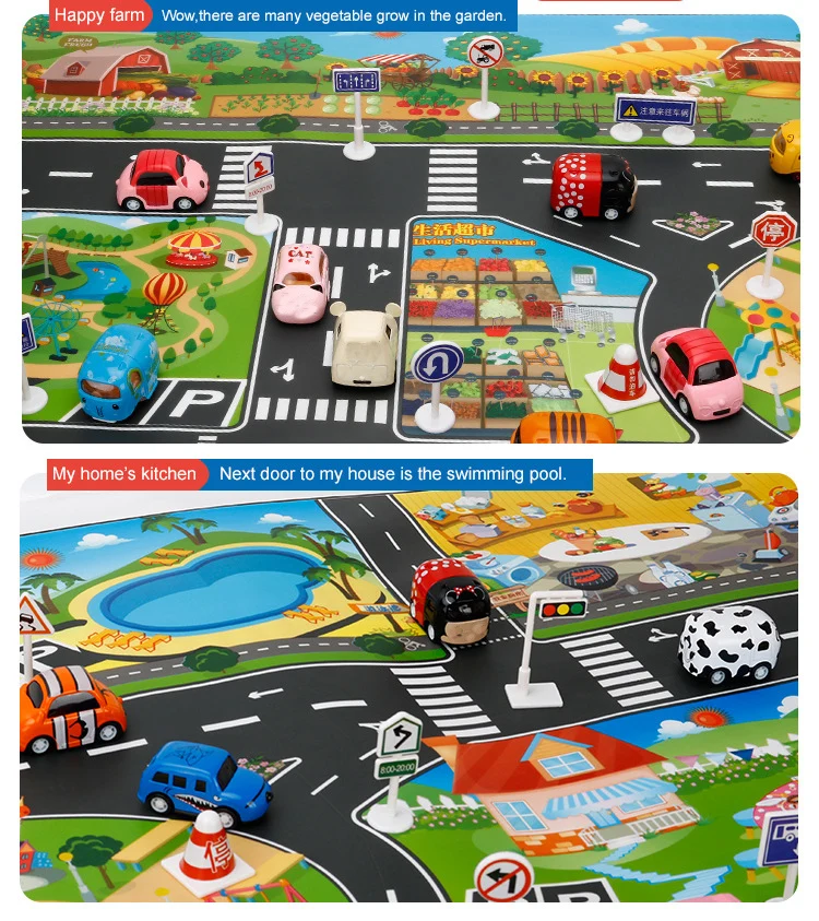 Alfombra de juego para bebés,  - Musical Instrument Park reseña y precio