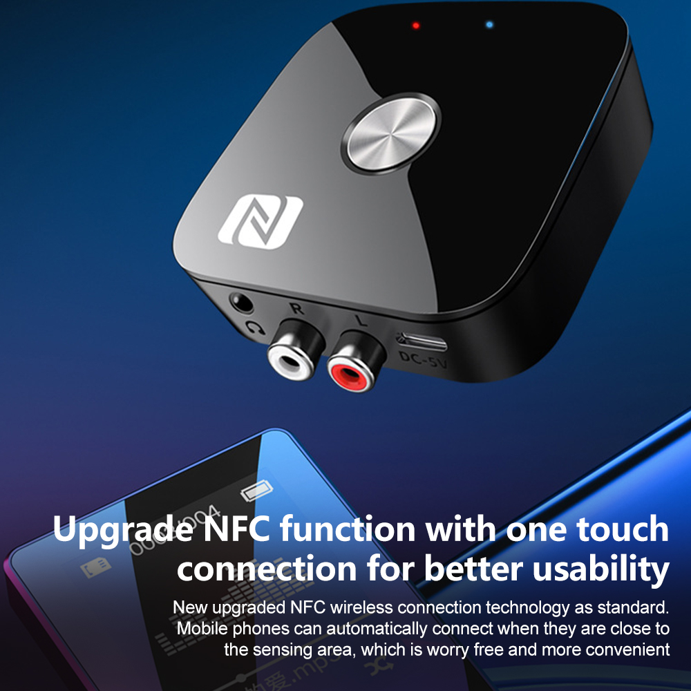 KEBIDU NFC Bluetooth 6,0 recep - L Musical Instrument reseña y precio