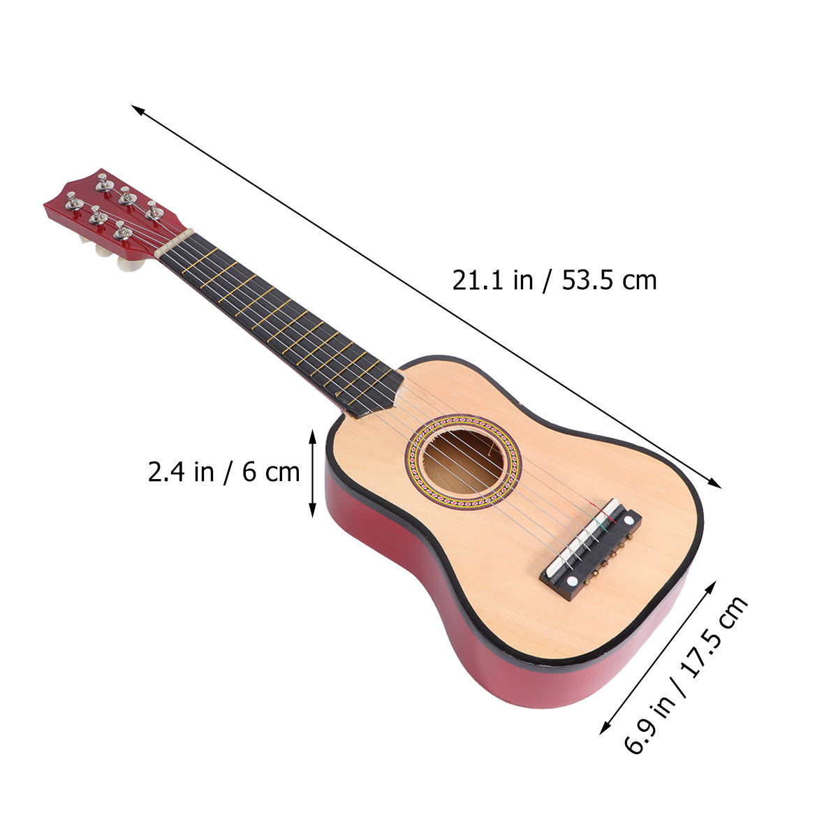 Guitarra Acústica de 21 Pulgad - Musical Instrument Kids reseña y precio