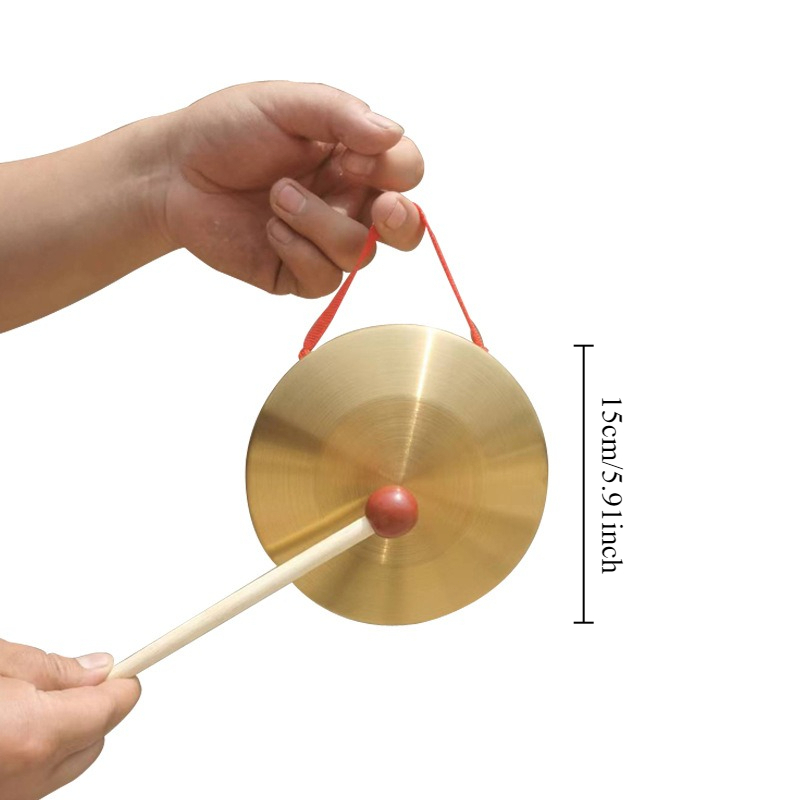 Gong de mano con palo de mader - Musical Instrument For Toddlers reseña y precio