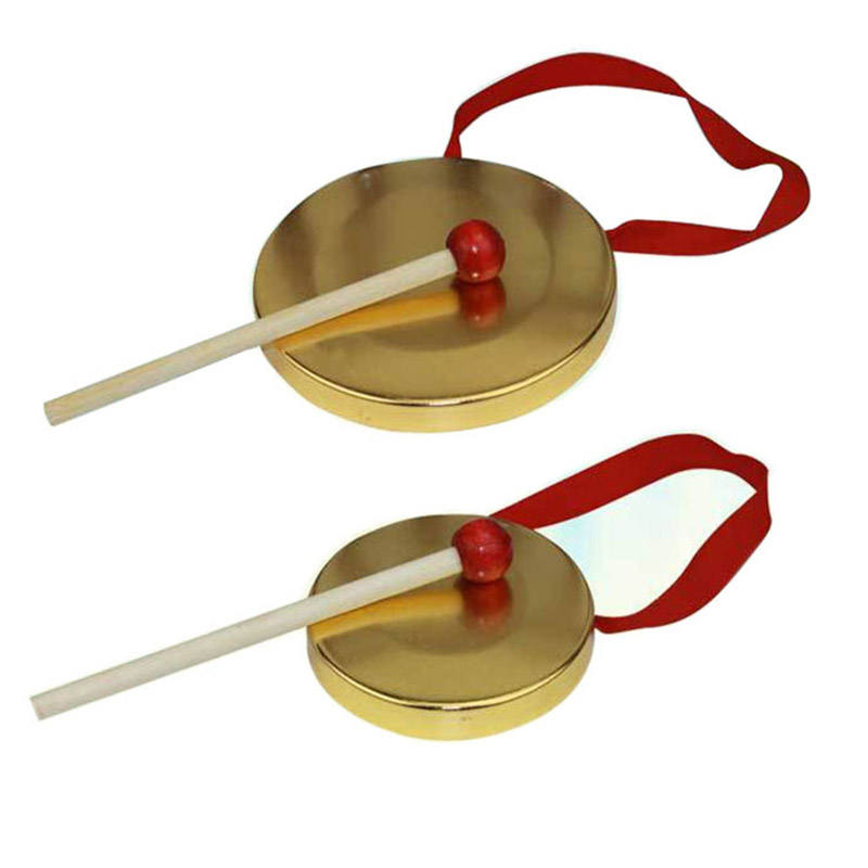 Gong de mano con palo de mader - Musical Instrument For Toddlers reseña y precio