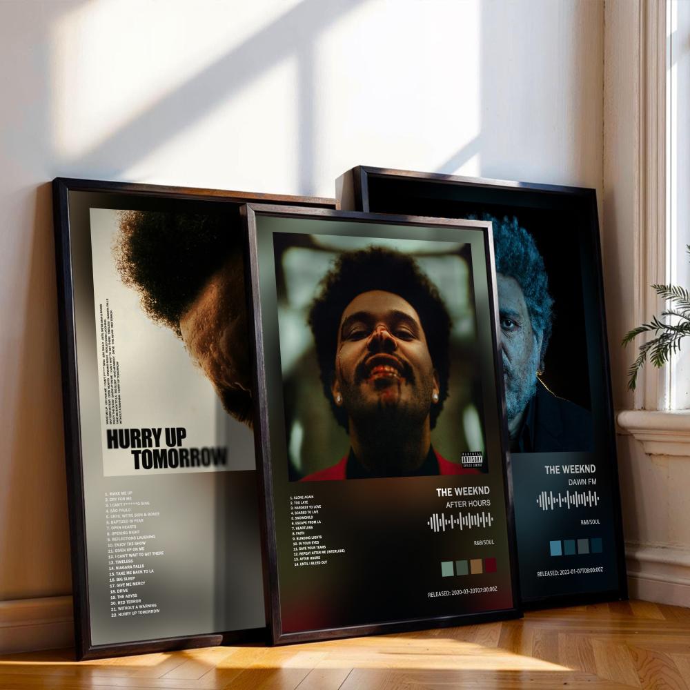 Póster de The Weeknd, cubierta - Musical Instrument Painting reseña y precio